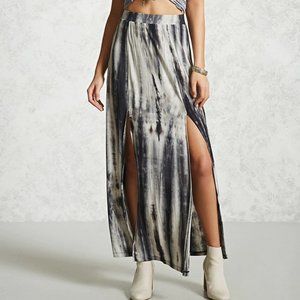 Forever 21 Tie-Dye Maxi Skirt